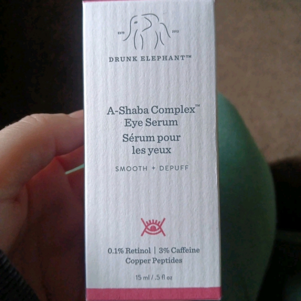 Drunk Elephant A-Shaba Complex by Drunk Elephant, .5 oz Eye Serum SEALED!